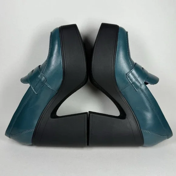 Free People Size EU 36.5 / US 6 Jade‎ Zoe Slip On Loafers Platform Heels - Picture 4 of 12